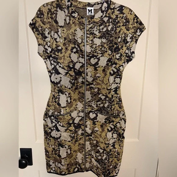 Missoni Metallic Gold and Black Textured Dress NWT Missoni Metallic Gold and Black Textured Dress NWT